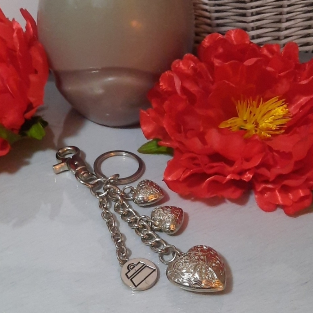 Kathy Van Zeeland Heart Keychain
